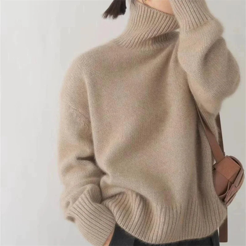 Pull oversize en cachemire
