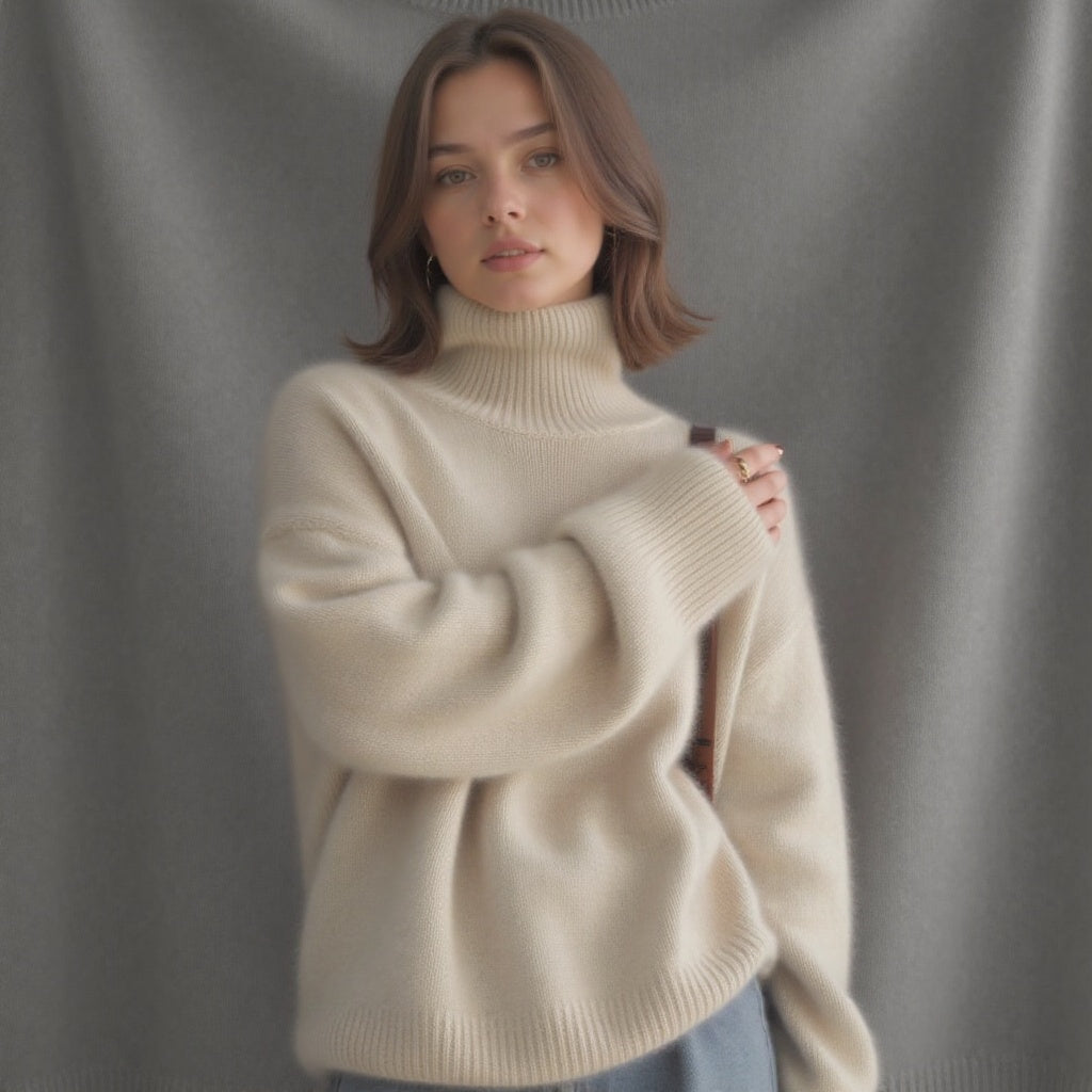 Pull oversize en cachemire