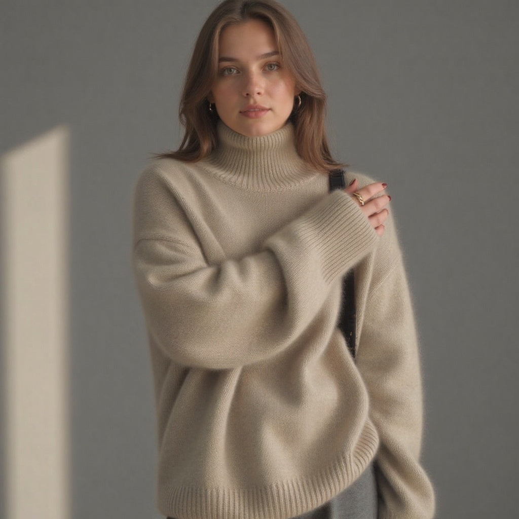 Pull oversize en cachemire